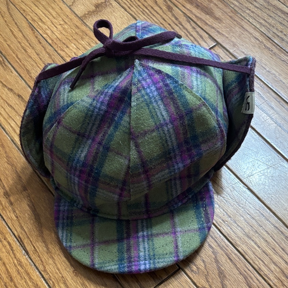 Stormy Kromer plaid hat with Ear Flaps